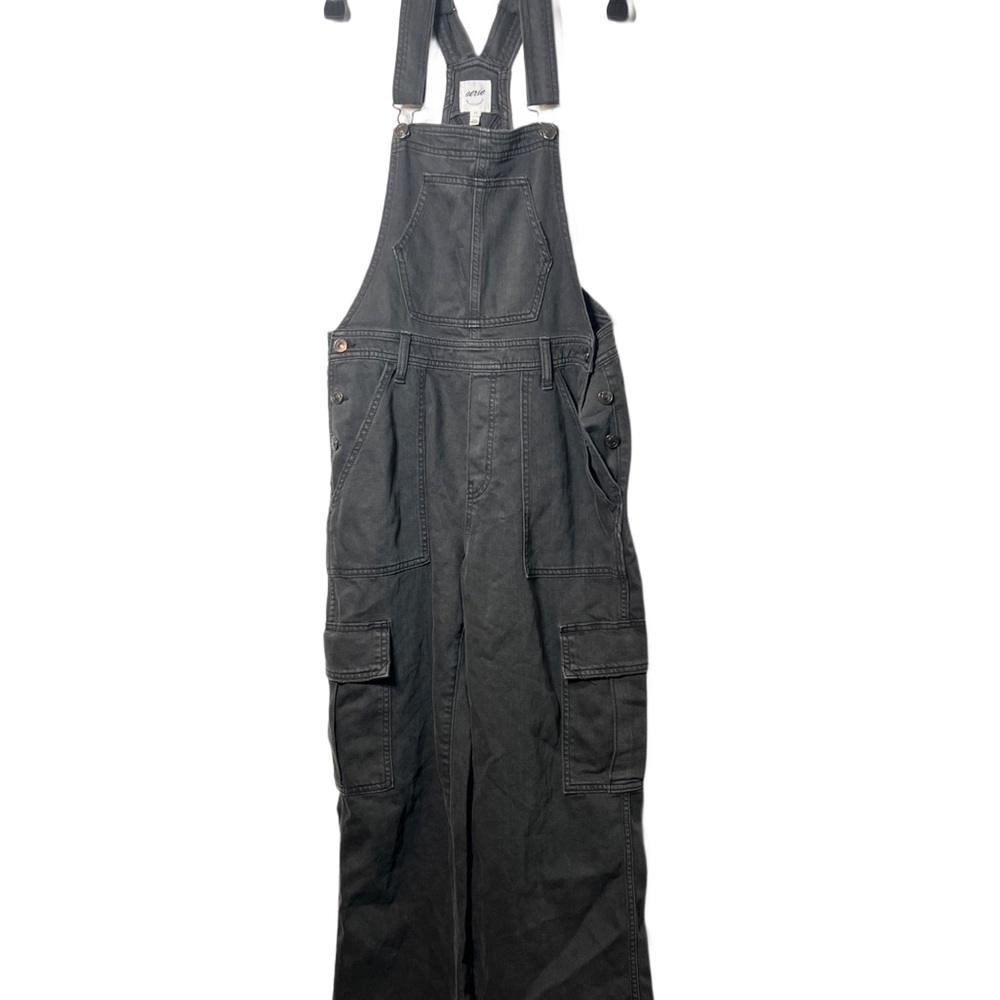 Aerie Black Overalls